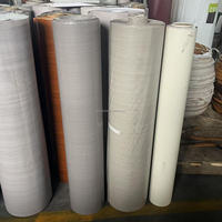Rollo de películas decorativas de lámina de PVC de papel de melamina de mantenimiento fresco de techo elástico de Pvc para puerta/muebles/Panel de pared SPC