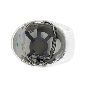 Casque de sécurité blanc <span class=keywords><strong>CEEN</strong></span> 397 avec ventilation, casque de chantier avec suspension à 6 points de connexion - Product Image 2