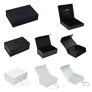 Luxury magnetic closure <b>foldable</b> cardboard gift <b>box</b> packaging coated paper <b>box</b> can be customized according to needs - Product Image 5