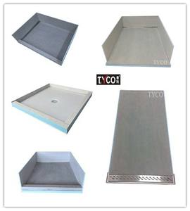 Placa <span class=keywords><strong>de</strong></span> <span class=keywords><strong>Ducha</strong></span> <span class=keywords><strong>de</strong></span> Fibra <span class=keywords><strong>de</strong></span> Vidrio para Cuarto Húmedo, se Puede Instalar en la Pared y el <span class=keywords><strong>Suelo</strong></span> del Baño - Product Image 4