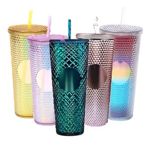 Wholesale Iced Coffee Cups With Straw as Cheap but Safe Drinks Containers 