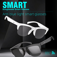 Lunettes intelligentes à utilisation mains libres avec Bluetooth, 7 heures d'autonomie, lunettes intelligentes à oreilles ouvertes pour les appels, la conduite et les activités de plein air