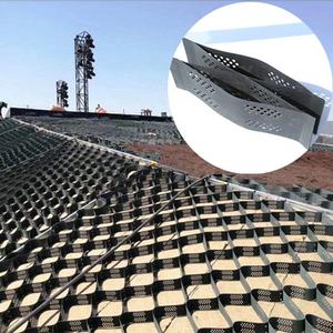 <span class=keywords><strong>Stabilisateur</strong></span> de <span class=keywords><strong>gravier</strong></span> de route HDPE prix usine grille géocellule en nid d'abeille pour la protection des pentes et l'allée géocellules de haute qualité - Product Image 2