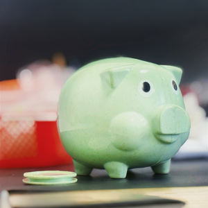 Alcancía de Plástico Promocional Personalizada al por Mayor con Impresión de Logotipo para Niños - Product Image 1