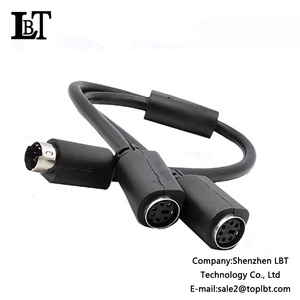 Sản Phẩm Bán Chạy Bộ Chia DIN 6 Chân Mini Cáp Chuyển Đổi Y 6 Chân PS/2 <span class=keywords><strong>PS2</strong></span> Cáp Dữ Liệu - Product Image 2