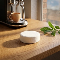 Tablettes de nettoyage effervescentes solides pour machine à expresso, détartrant et dégraissant
