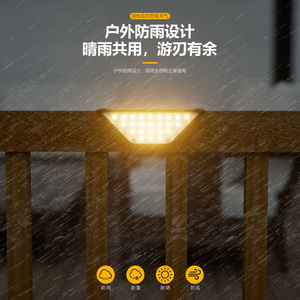 Luces Solares para Escaleras Xinyao, Luces LED para Escalones Exteriores a Prueba de Agua, para Caminos y Escalones - Product Image 4