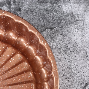 Moule à brioche <span class=keywords><strong>Charlotte</strong></span> 25 cm, moule à gâteau rond en métal <span class=keywords><strong>de</strong></span> 10 pouces, durable, écologique, revêtement PTFE, épaisseur 0,6 mm - Product Image 5