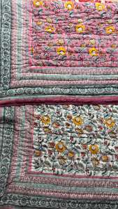 Edredón de Lujo Tejido a Mano con Diseño de Patchwork, Estilo Vintage, Tamaño Queen, Algodón Kantha, Manta Reversible Suave para Invierno para Hotel - Product Image 4