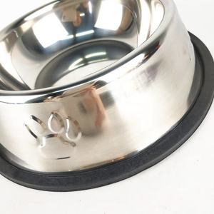 Ciotola per Animali Domestici Ecologica Portatile in Acciaio Inox, Base Antiscivolo Personalizzata, Elegante Ciotola per Acqua e Cibo per Cani e Gatti - Product Image 3