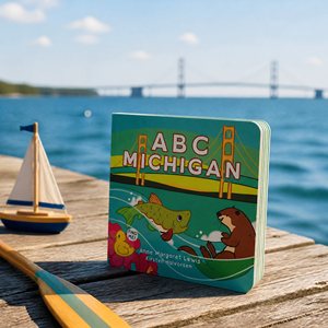 Custom ABC Board <strong>Book</strong> Printing Michigan State Alphabet Kids Learning Hardcover Wholesale OEM Factory FSC Low MOQ - Product Image 1