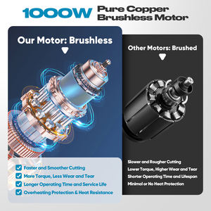 Motosierra eléctrica personalizada de 6 pulgadas, 2 años de garantía, 8 m/s, motosierra de mano de alta velocidad, 21V, 800W - Product Image 3