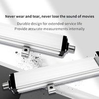 Sensor Perpindahan Linier Magnetostriktif TEC EP Output Analog Presisi Tinggi Keandalan Tinggi Pengukuran Perlindungan IP65