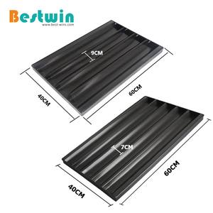 Plaque de cuisson en aluminium antiadhésive perforée pour baguette, viande, pain, 16''x24'' - Product Image 4