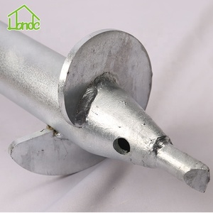 주택 기초 용 핫 딥 아연 도금 접지 나사 헬리컬 교각 앵커 - Product Image 2
