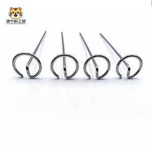 Factory Price G Shaped Landscape Staples Galvanized Garden Stakes Sod Pins Yard Lawn <strong>Spikes</strong> for Weed <strong>Barrier</strong> Plant Cover - Product Image 2