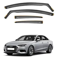 Déflecteurs de vent pour Audi A4 B9 2016-2024 Berline 4 portes, lot de 4 visières