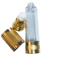 Flacon Airless en Plastique de Luxe 15ml 30ml 50ml 80ml 100ml Cylindre Shampooing Crème Eau Liquide Lotion Pompe Emballage Cosmétique