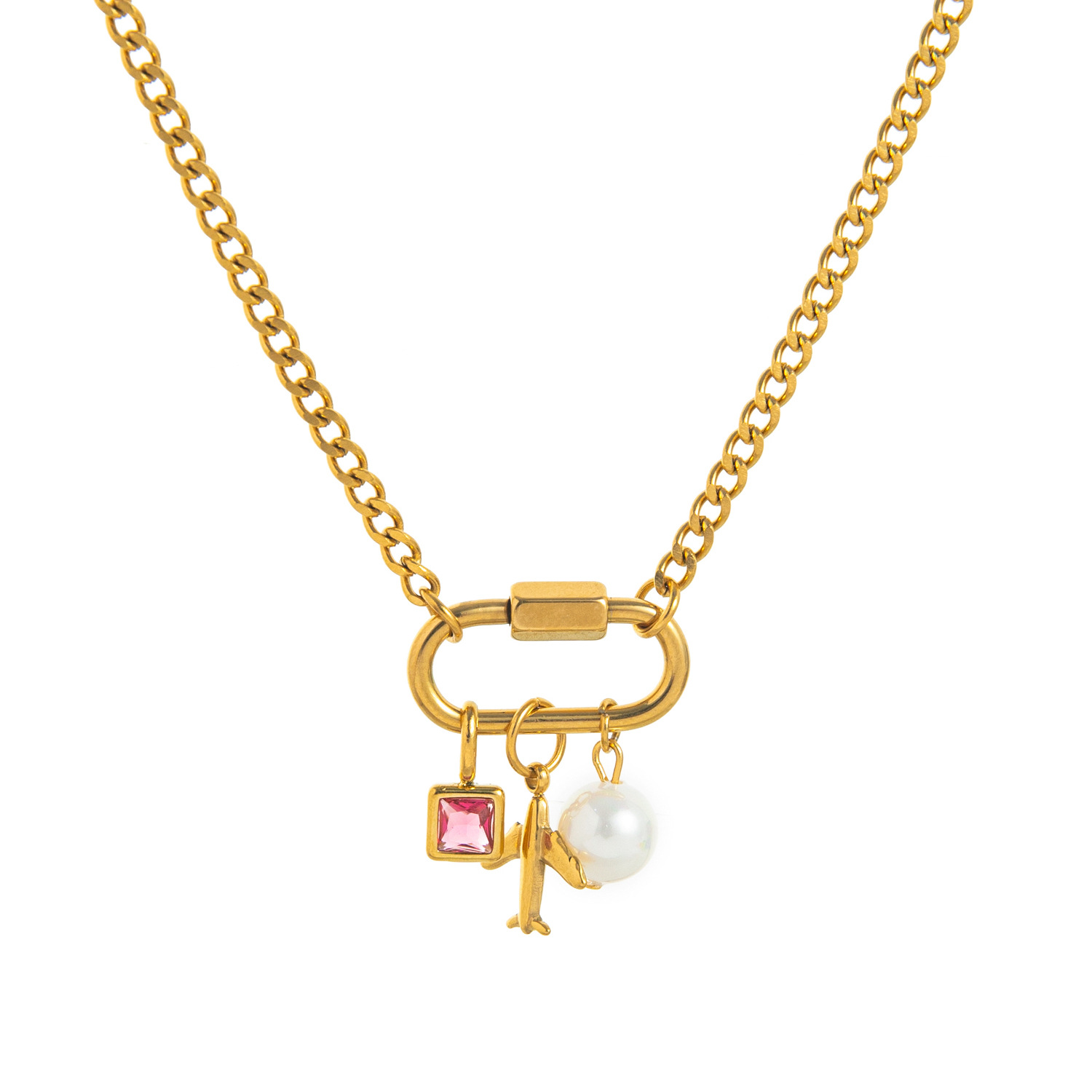 Colgante de circón púrpura