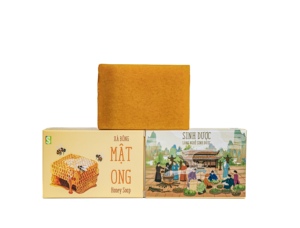 Jabón de miel de cúrcuma Premium de gran venta, hierbas naturales, blanqueamiento orgánico sólido, hidratante, baño corporal antiacné, procesado en frío - Product Image 5