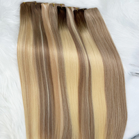 Meilleures ventes Trame de génie Extensions de cheveux humains Un donneur Cheveux en vrac invisible Prix d'usine Trame de génie Fournisseur