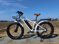 Vélo Électrique Tout-Terrain VTT 26 Pouces à Bon Prix, Moteur Arrière Bafang 48V, Pneus Larges, en Promotion