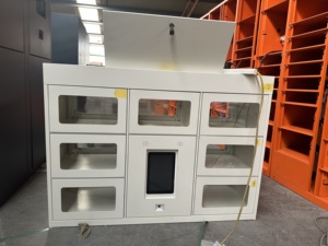 Lemari Pengambilan Makanan Pintar Dua Sisi, Kabinet Loker Elektronik Sistem Bahasa Inggris, Dapat Disesuaikan - Product Image 4