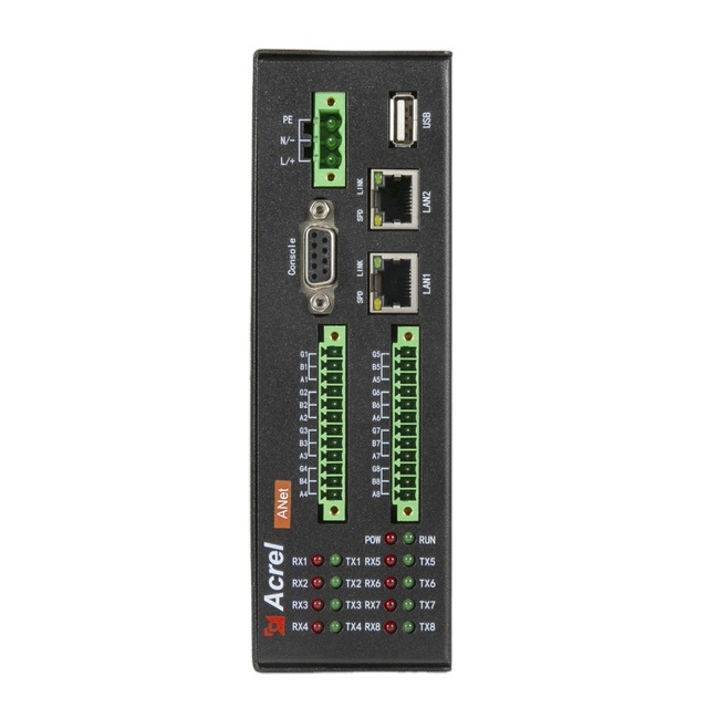 Acrel intelligent gateway Universal gateway2 network ports Widely used in industrial telemetry, data collection and other fields