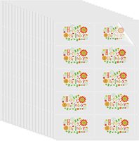 Autocollants transparents en PVC personnalisés pour gobelets, bouteilles, logos de marques, papier peint, feuilles de voiture