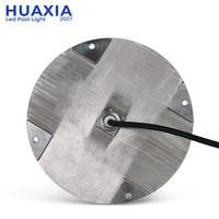 Lumière sous-marine LED RGB HUAXIA 316SS 18W, étanche IP68, avec télécommande, pour yacht, bateau, piscine, étang, fontaine
