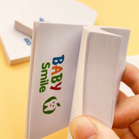 Blocs-notes personnalisés en papier blanc avec impression du logo de l'entreprise, 3*3 pouces, bloc-notes adhésif, articles de bureau, notes autocollantes