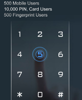 Contrôle d'accès intelligent pour porte avec lecteur d'empreintes digitales biométrique, carte RFID, sortie Wiegand, étanche IP66, autonome, un relais, avec application Tuya