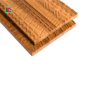 나무 패널 벽 장식 인테리어 호두 클래딩 3D 벽 패널 헤드 보드 나무 인테리어