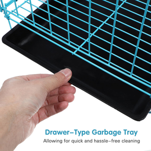 Cage pour chien moderne d'intérieur, petite et grande taille, sûre, en acier inoxydable, pliable, facile à assembler, écologique, toutes saisons - Product Image 3