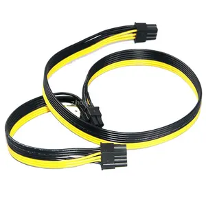 Modular PSU Power Supply Cables PCI e Molex 6pin zu 2 PCI-e 8 pin 6 + 2pin PCI Express Internal Power Splitter Ribbon Cable