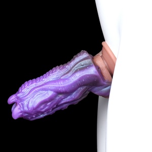 SHAZ-3002 Nuevo Extensor de Pene con Funda para Agrandar el Grosor, Diseño Animal de Fantasía, Juguete Extensor de Pene con Efecto de Eyaculación - Product Image 6