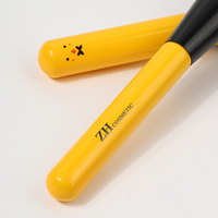 Juego de Brochas de Maquillaje Profesional de Cuatro Colores Opcionales, Portátil, con Logotipo Personalizado, de Alta Calidad, para Viajes, Marca Privada