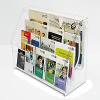 उच्च गुणवत्ता वाले कस्टम डिजाइन पारदर्शी एक्रिलिक अखबार मशीन