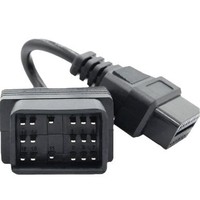 Arnés de Cableado Económico y de Alta Calidad para Toyo, Cable OBD2 de 17 Pines a 16 Pines, Adaptador de Conector de Coche Negro para Modelos OLIVER