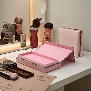 Caja de Cartón Cuadrada Magnética Biodegradable con Diseño Personalizado, en Forma de Libro, para Empaque de Sombra de Ojos y Mascarilla para Dormir - Product Image 2