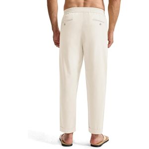 Pantalones Casuales Ligeros para Hombre Rdruko, Corte Ajustado, Algodón y Lino, Cintura Elástica, Pantalones de Playa de Verano con Bolsillos - Product Image 2