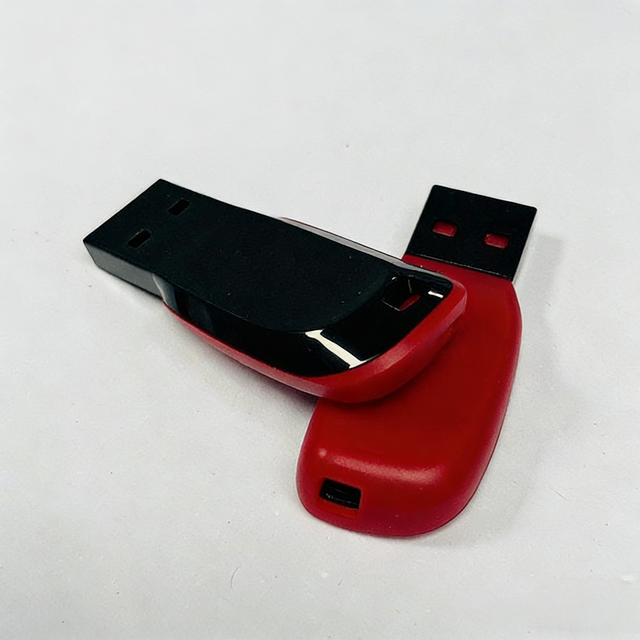 USB 2.0 Flash Drive 4GB-128GB Bulk Wholesale Pendrive with Custom Logo Plastic Material