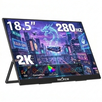 Moniteur de jeu portable InnoView 18,5 pouces 2K 280 Hz QHD 2560x1600 Écran externe pour PS5 Switch Xbox Ordinateur portable PC FreeSync