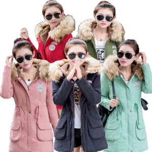 AIMINYZ 2025 – Nouveau <span class=keywords><strong>Manteau</strong></span> Long Hiver Femme en Tissu Peau de Pêche, Col à Capuche Respirant, Ceinture à la Taille, Doublure <span class=keywords><strong>Peluche</strong></span> Épaisse et Chaude - Product Image 1