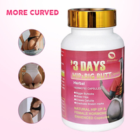 Capsule d'agrandissement des fesses pour adultes, marque privée, 1500mg, Maca, capsules d'amélioration des fesses, vente en gros