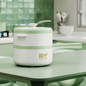 Yuedisi 2.0L đa chức năng thiết bị nhà bếp dễ dàng hoạt động chiên thực phẩm sưởi ấm điện nấu ăn nồi với tay cầm dài - Product Image 1