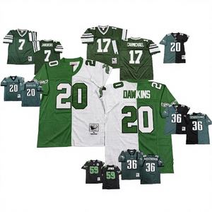 Camisetas Retro de Fútbol Americano de Filadelfia al por Mayor, 20 DAWKINS, 36 WESTBROOK, 92 R.WHITE, 7 JAWORSKI, 100% - Product Image 3