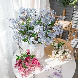Stelo di Dafne Lilla Artificiale di Alta Qualità, 49cm, <span class=keywords><strong>Fiori</strong></span> Colorati per Decorazioni Matrimoniali e Domestiche - Product Image 2