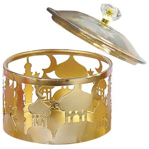 Dish Lid Mubarak Plates Moon Candy Serving <b>Jar</b> Ramadan Food Storage Container Eid <b>Cookie</b> Trays Trinket - Product Image 2