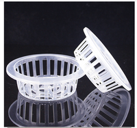 Fournisseur de pots à mailles transparentes en plastique pour serres Panier de culture de légumes Système hydroponique Pot à mailles nettes